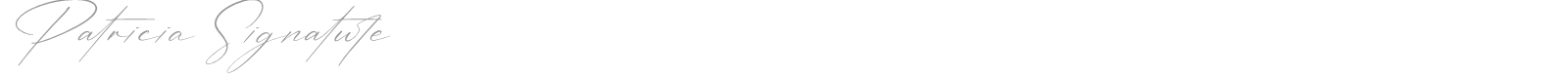 Patricia Signature font preview